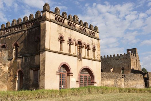 Ruins of the palaces of Gondar, Ethiopia, Africa