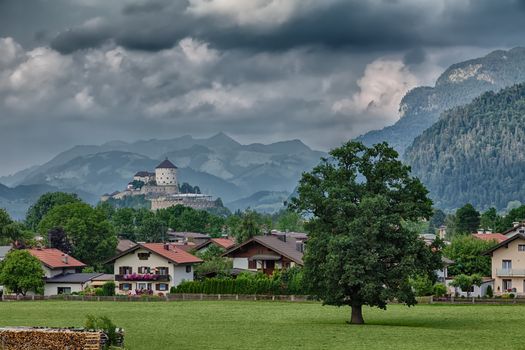 The Kufstein Fortress is the main landmark of Kufstein, a city of Tyrol in Austria.