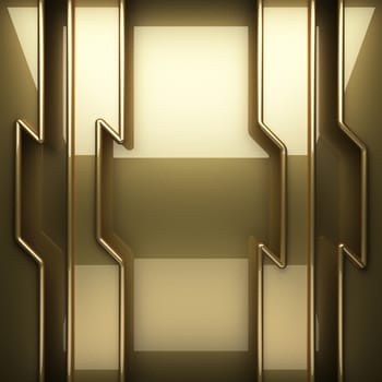 polished golden background