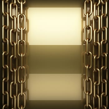 polished golden background