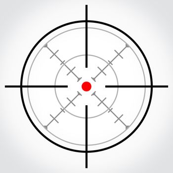 3d generated picture of a simple target