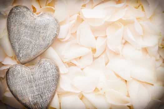 Valentines day decor. Rustic style.