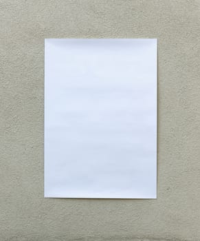 paper card on a gray background