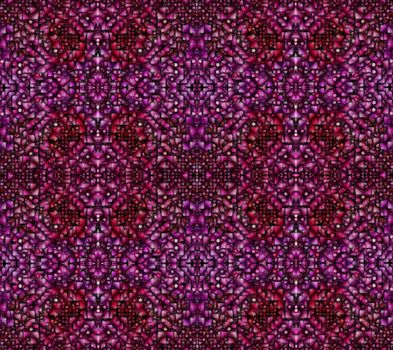 Abstract background with texture of mosaic ornament red and pink tones