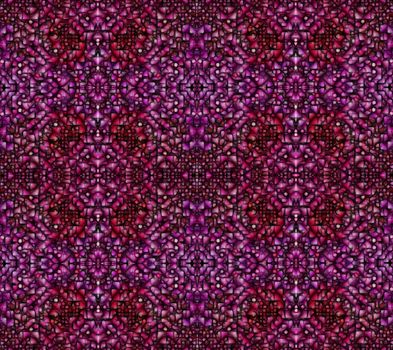 Abstract background with texture of mosaic ornament red and pink tones