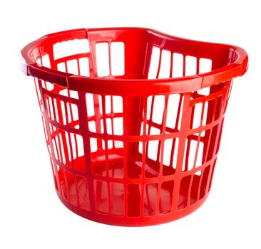plastic basket. plastic basket on background. plastic basket on a background