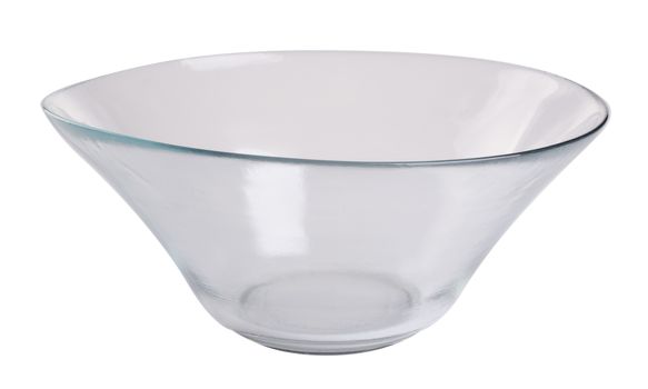 glass bowl. glass bowl on background. glass bowl on a background