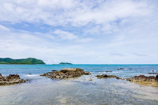 Green island and sea nature landscape in Thailand