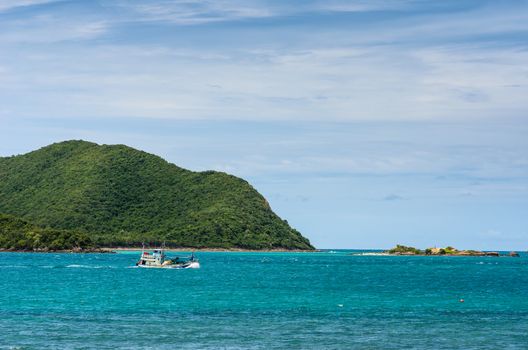 Green island and sea nature landscape in Thailand