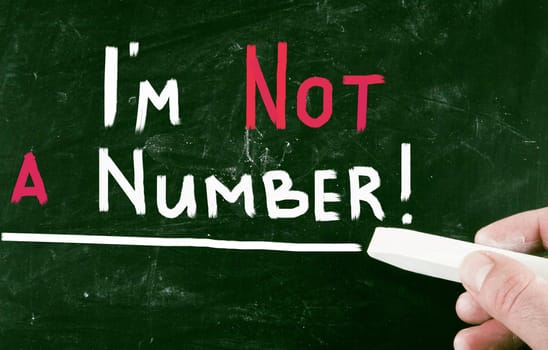 i am not a number!