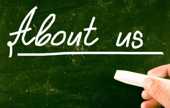 about us concept