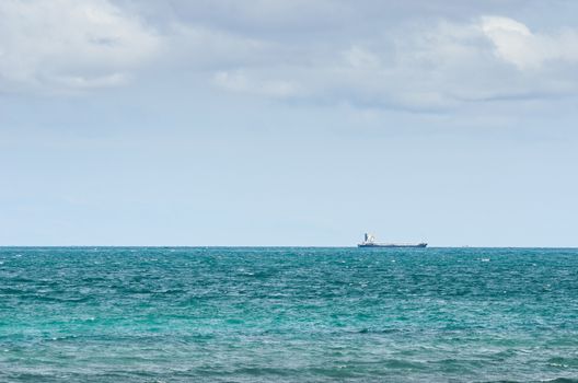 Blue sea nature and the sky in Thailand