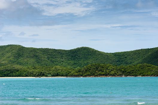 Green island and sea nature landscape in Thailand