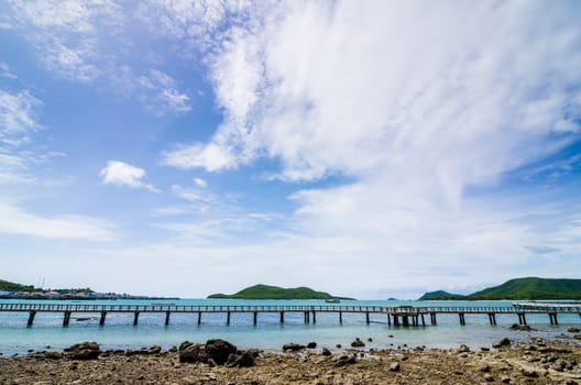 Green island and sea nature landscape in Thailand