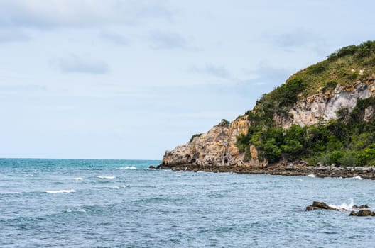 Green island and sea nature landscape in Thailand