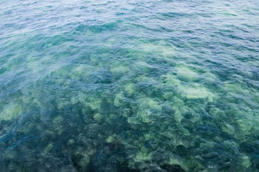 Blue sea nature and the sky in Thailand