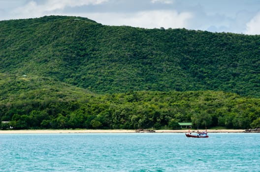 Green island and sea nature landscape in Thailand