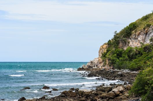 Green island and sea nature landscape in Thailand