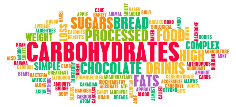 Carbohydrates Weight Loss Concept with Removing It