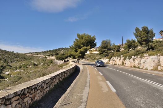 France, Bouches du Rhone, Cassis,(Road of the Ridges)