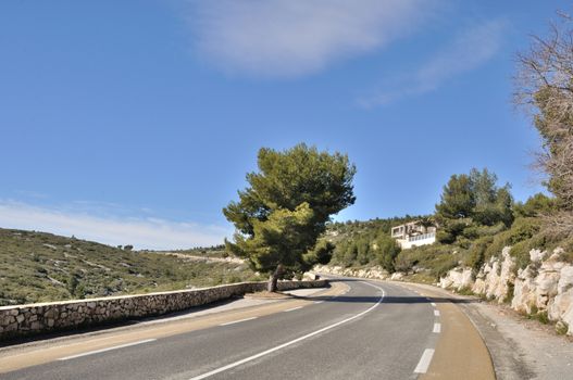 France, Bouches du Rhone, Cassis,(Road of the Ridges)