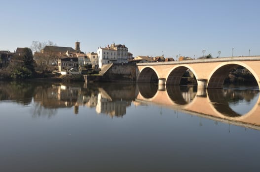  Bergerac, bridge on Dordogne river