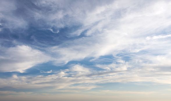  clouds and blue sky in Holland