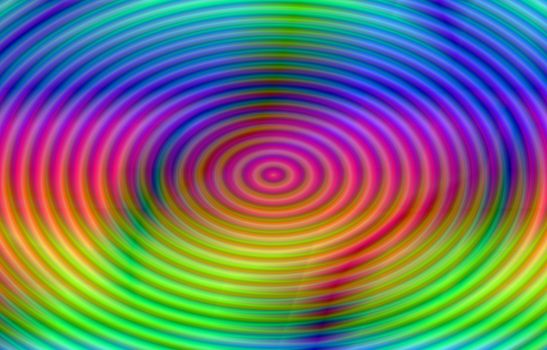 Abstract decorative spectral colored circle backdrop or background