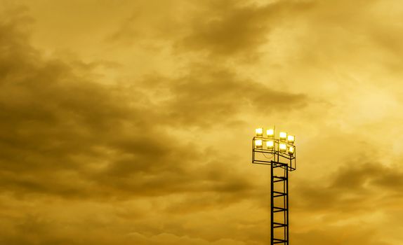 The Spotlight post and Storm Cloudy Sky.