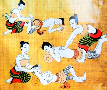 The Traditional Thai Massage.