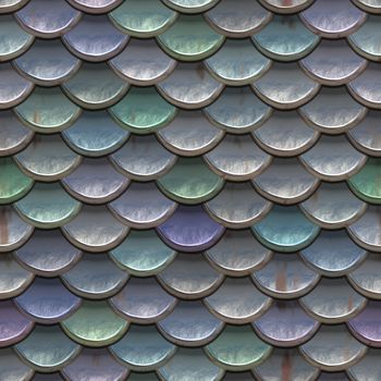 Seamless fish scale background