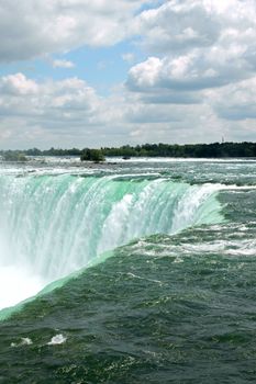 Horseshoe Niagara Falls on the canadian border