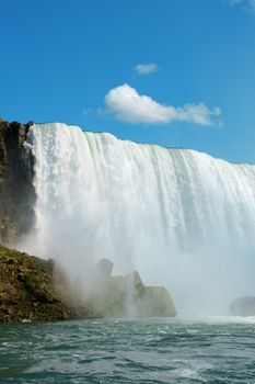 Horseshoe Niagara Falls on the canadian border