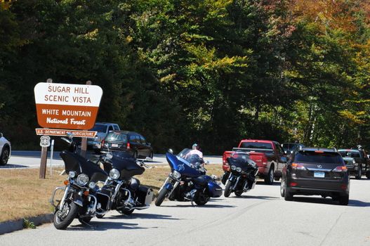 Fall Colors at the White Mountain National Forest in New Hampshire