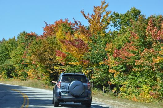 Fall Colors at the White Mountain National Forest in New Hampshire