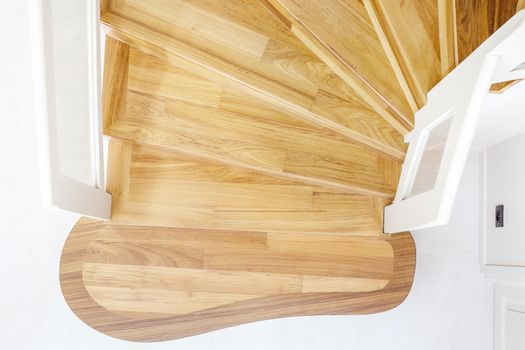 wooden stairs 