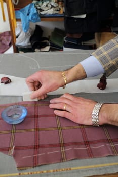 Real tailor near Assisi in Italy