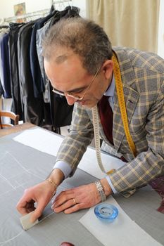 Real tailor near Assisi in Italy