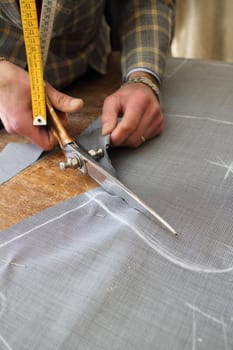 Real tailor near Assisi in Italy