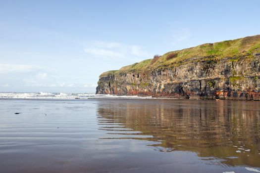 cliffs of Ballybunion on the wild atlantic way in county Kerry Ireland