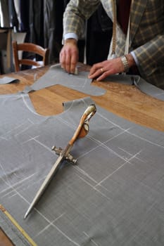 Real tailor near Assisi in Italy