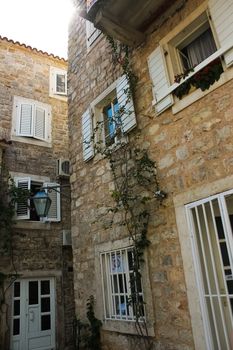 Montenegro, Budva - JUNE 06, 2014: view on old town