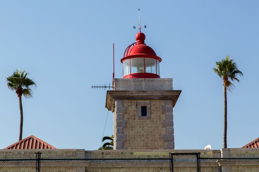 The firehouse of Ponta da Piedade in the Algarve, Portugal