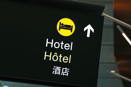 Hotel sign