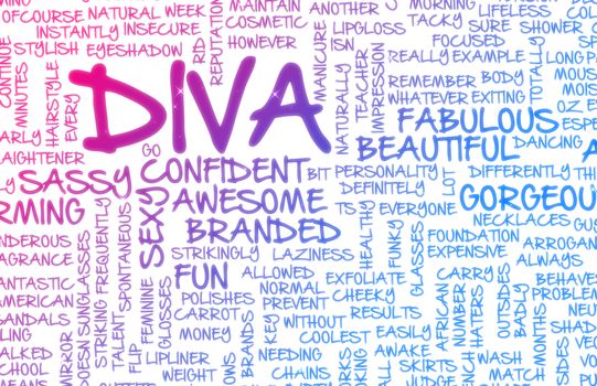 Diva Crazy Attitude as a Art Concept