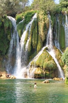 Kravice waterfalls in Bosnia Herzegovina