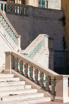 Beautiful Architectural stair in Caltagirone Sicily Italy