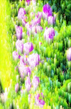 Abstract blur background and soft colorful nature