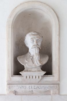 Statue of Gaetano Crescimanno in Caltagirone Gall