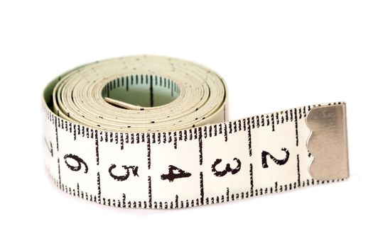 A tape measure or measuring tape is a tool for measuring length